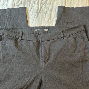 Old Navy Size 18 Heather Grey High Rise Straight Leg pants